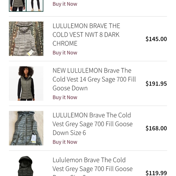 Lululemon Women's Quilted Vest Size 4 - Picture 3 of 3